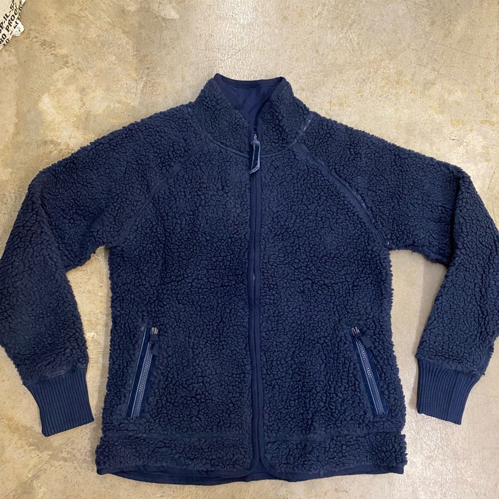 Old Navy Navy Blue Fleece Jacket